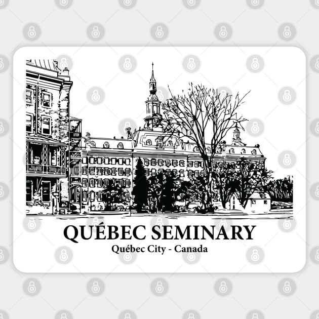 Québec Seminary - Québec City QC Magnet by Lakeric